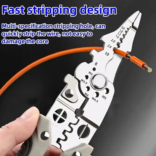 1pc Multi-Functional Electrician Wire Stripping Pliers