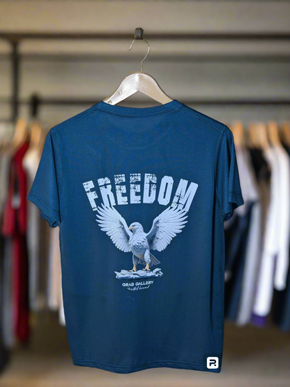 Freedom Motivational Printed T-Shirt