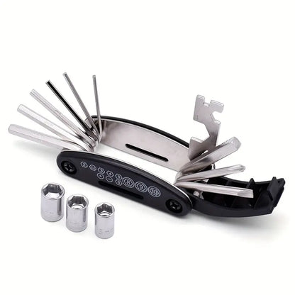 Multifunctional 16 In 1 Portal Bike Tool Kit