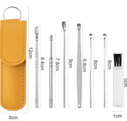 Ear Wax Remover, Premium Stainless Steel Ear Cleaning kit