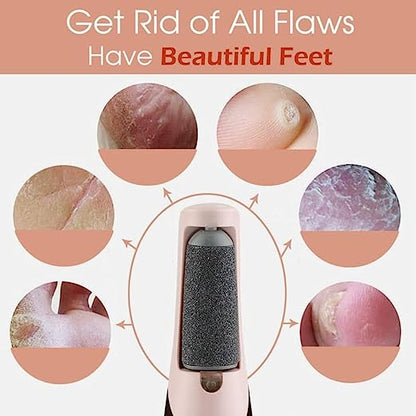 Electric Pedicure Foot Callus Grinder USB Charging Feet Care Dead Skin Remover Machine Foot File Callus Remover Cordless Foot File Easy Grip Adjustable