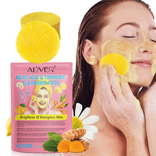 Turmeric Kojic Acid Exfoliating Cleansing Pads